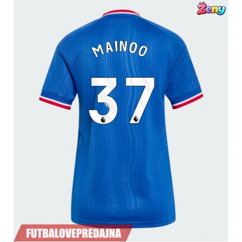 Lacne Ženy Futbalové dres Manchester United Kobbie Mainoo #37 2026-27 Krátky Rukáv - Preč